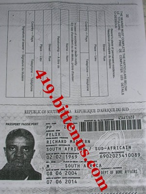 Richard maddern felix passport